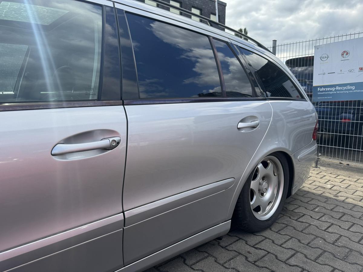 Mercedes E Klasse S211 original T&uuml;r hinten links 744 Brillantsilber T-Modell Bj.2005